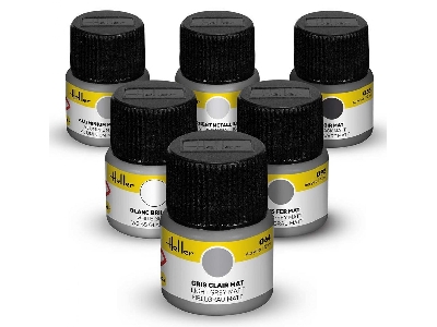 Civil Aircraft - Acrylic Colour Set 6x12ml And Brush - zdjęcie 1