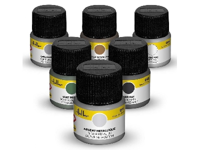 Military Aircraft - Acrylic Colour Set 6x12ml And Brush - zdjęcie 1