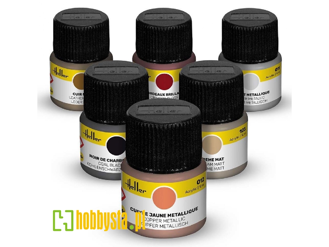 Oldtimer - Acrylic Colour Set 6x12ml And Brush - zdjęcie 1 Oldtimer - Acrylic Colour Set 6x12ml And Brush - zdjęcie 1