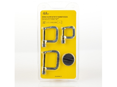 Screw Clamp Set (3 Pieces) With Magnetic Base - zdjęcie 1
