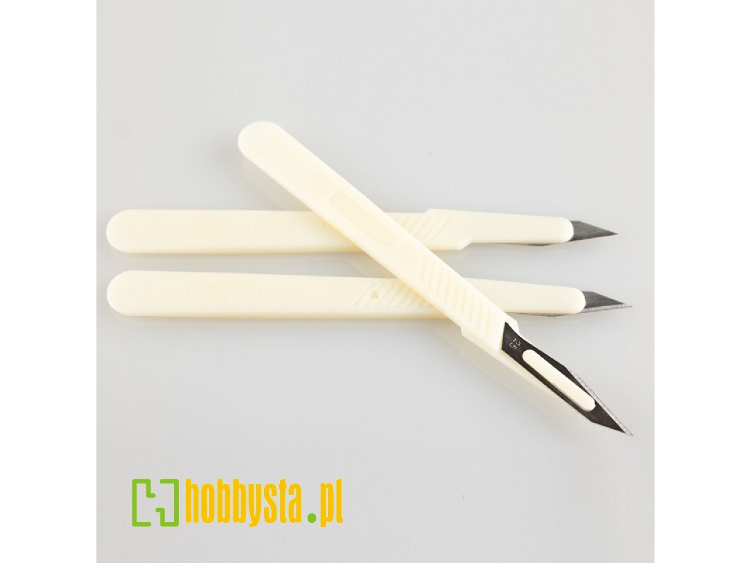 Disposable Scalpel Set (3 Pieces) - zdjęcie 1 Disposable Scalpel Set (3 Pieces) - zdjęcie 1