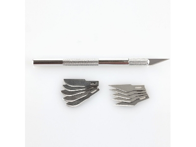 Aluminium Scalpel With Fine-pointed Blade - zdjęcie 1
