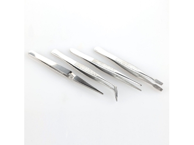 Tweezers Set (4 Pcs) - zdjęcie 1