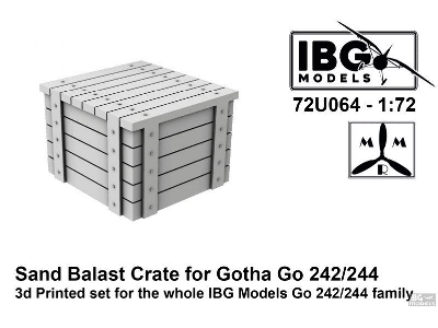 Sand Balast Crate For Gotha Go 242/244 - zdjęcie 1