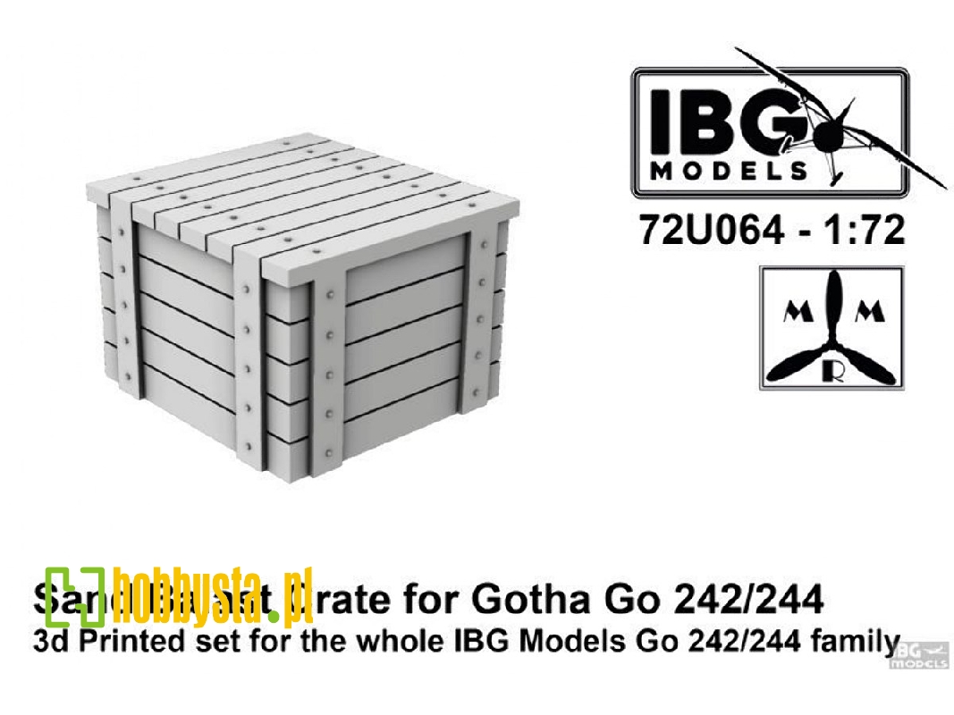 Sand Balast Crate For Gotha Go 242/244 - zdjęcie 1 Sand Balast Crate For Gotha Go 242/244 - zdjęcie 1