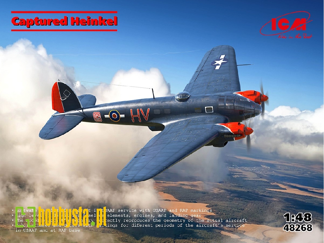 Captured Heinkel - zdjęcie 1 Captured Heinkel - zdjęcie 1