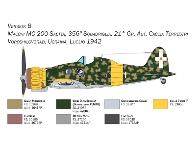 Macchi C.200 Serie XXI-XXII - BRAK KALKOMANII - zdjęcie 5