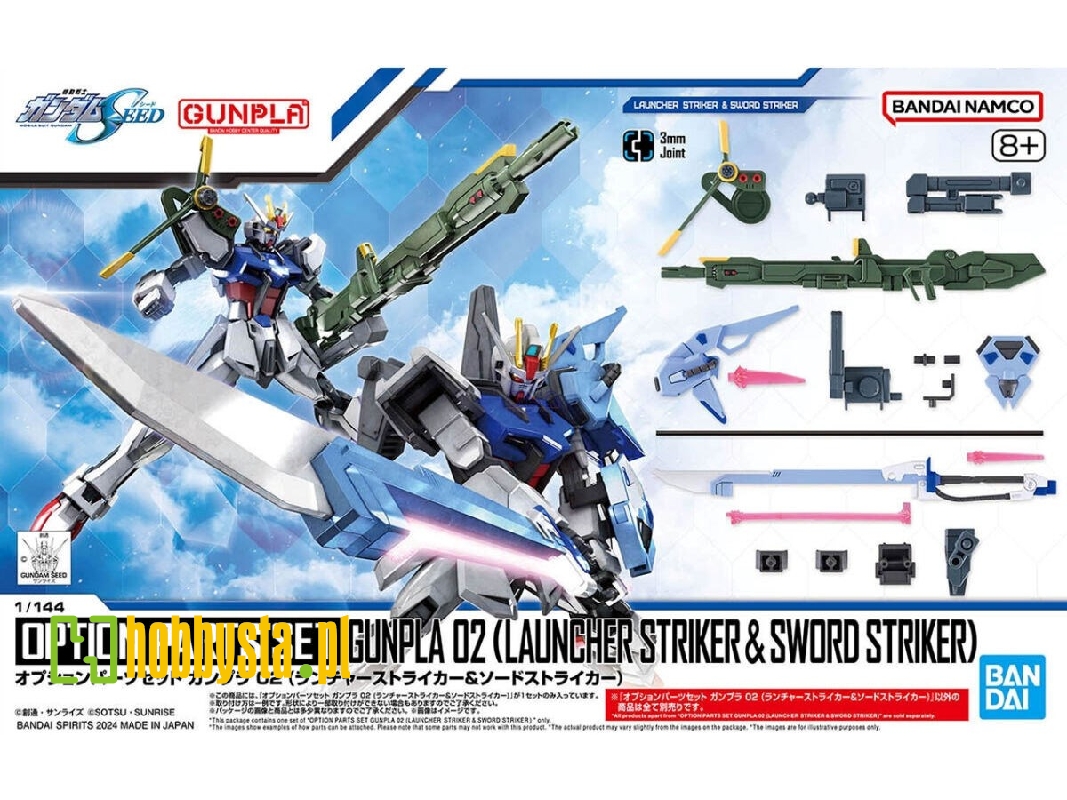 Gunpla 02 (Launcher Striker & Sword Striker) - Option Parts Set - zdjęcie 1 Gunpla 02 (Launcher Striker & Sword Striker) - Option Parts Set - zdjęcie 1