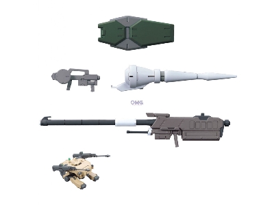 Gunpla 11 (Smoothbore Gun For Barbatos) - Option Parts Set - zdjęcie 2