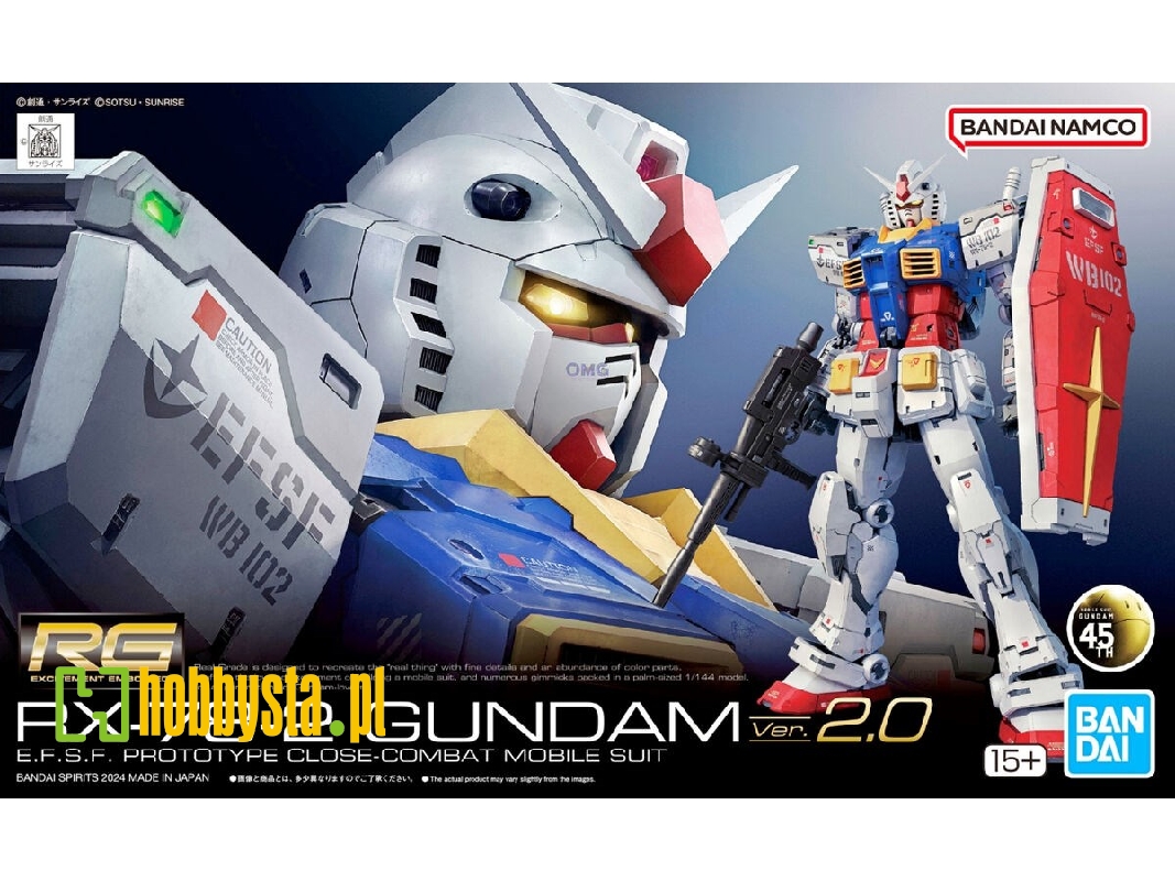 Rx-78-2 Gundam Version 2.0 - E.F.S.F. Prototype Close-combat Mobile Suit - zdjęcie 1 Rx-78-2 Gundam Version 2.0 - E.F.S.F. Prototype Close-combat Mobile Suit - zdjęcie 1