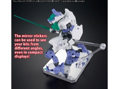 Action Base 6 (Clear Color) Mirror Stickers Set - zdjęcie 4