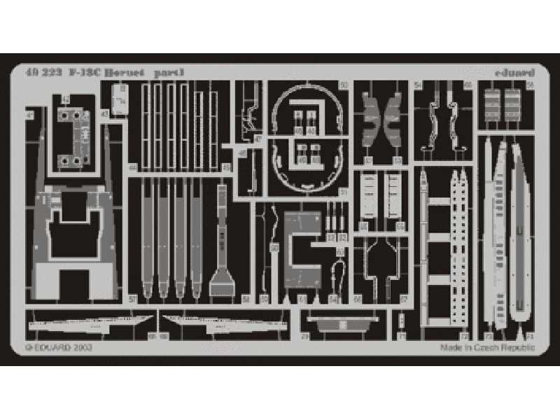 F-18C 1/48 - Hasegawa - blaszki - zdjęcie 1 F-18C 1/48 - Hasegawa - blaszki - zdjęcie 1