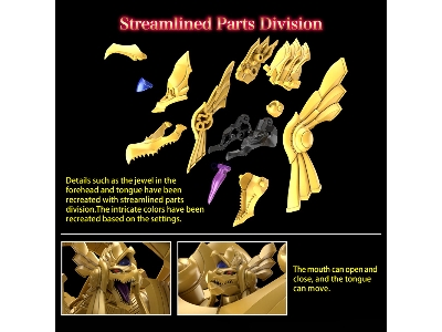 Figure Rise Standard Amplified Yu-gi-oh! - Egyptian God The Winged Dragon Of Ra - zdjęcie 11