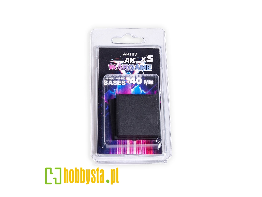 Square Bases 40x40mm (5pcs) - zdjęcie 1 Square Bases 40x40mm (5pcs) - zdjęcie 1