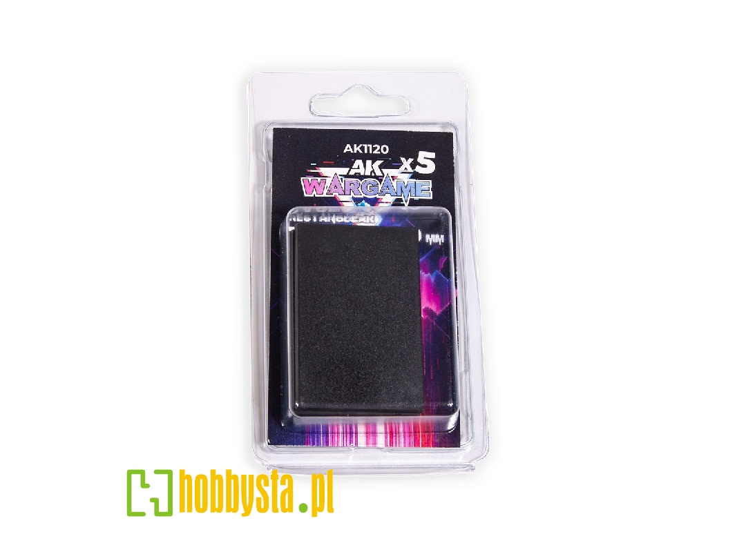 Rectangular Bases 60x40mm (5pcs) - zdjęcie 1 Rectangular Bases 60x40mm (5pcs) - zdjęcie 1