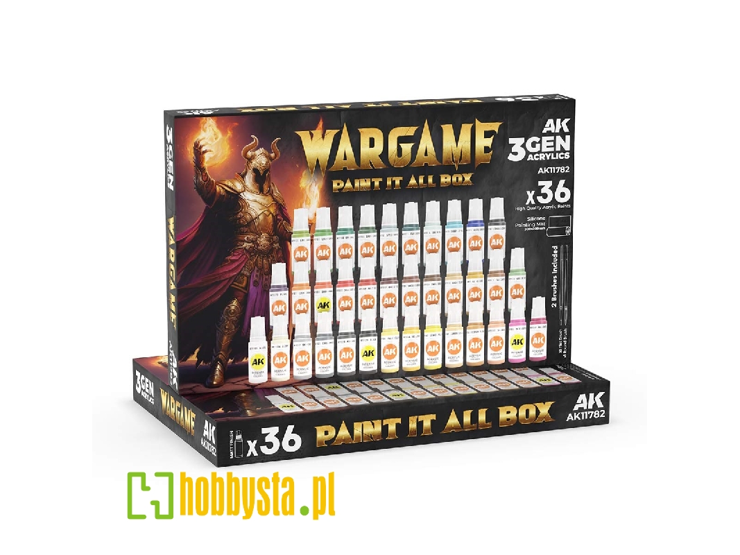 3gen - Wargame Paint It All Box (36pcs) - zdjęcie 1 3gen - Wargame Paint It All Box (36pcs) - zdjęcie 1