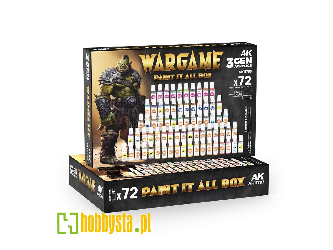 3gen - Wargame Paint It All Box (72pcs) - zdjęcie 1 3gen - Wargame Paint It All Box (72pcs) - zdjęcie 1