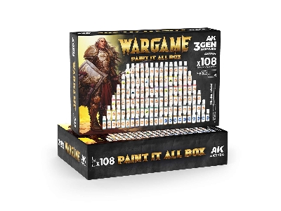 3gen - Wargame Paint It All Box (108pcs) - zdjęcie 1