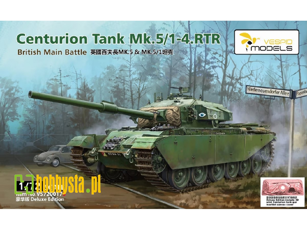Centurion Tank Mk.5 / 1-4.Rtr (Deluxe Edition) - zdjęcie 1 Centurion Tank Mk.5 / 1-4.Rtr (Deluxe Edition) - zdjęcie 1