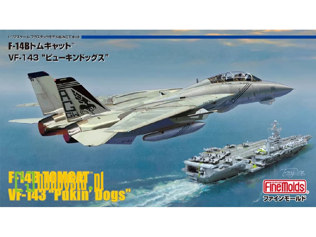 Grumman F-14 B Tomcat - Vf-143 "pukin Dogs" - zdjęcie 1 Grumman F-14 B Tomcat - Vf-143 "pukin Dogs" - zdjęcie 1