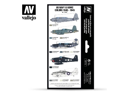 Zestaw farb Model Air - Samoloty US Navy - 8 farb - zdjęcie 2