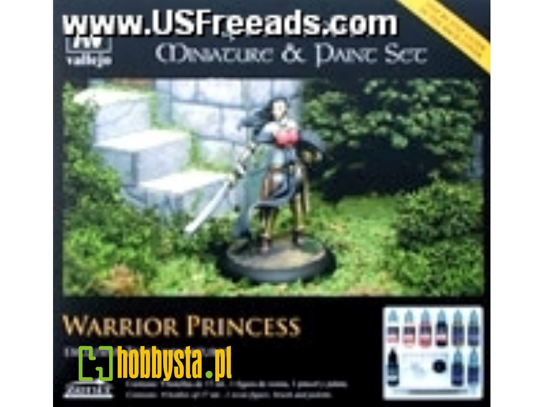 Zestaw farb do malowania figurek - Warrior Princess - 9 szt. - zdjęcie 1 Zestaw farb do malowania figurek - Warrior Princess - 9 szt. - zdjęcie 1