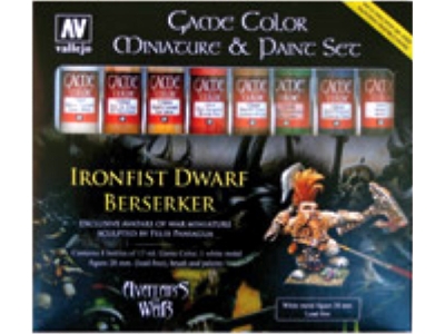 Zestaw farb do malowania figurek - Ironsfist Dwarf Berserker - 8 - zdjęcie 1