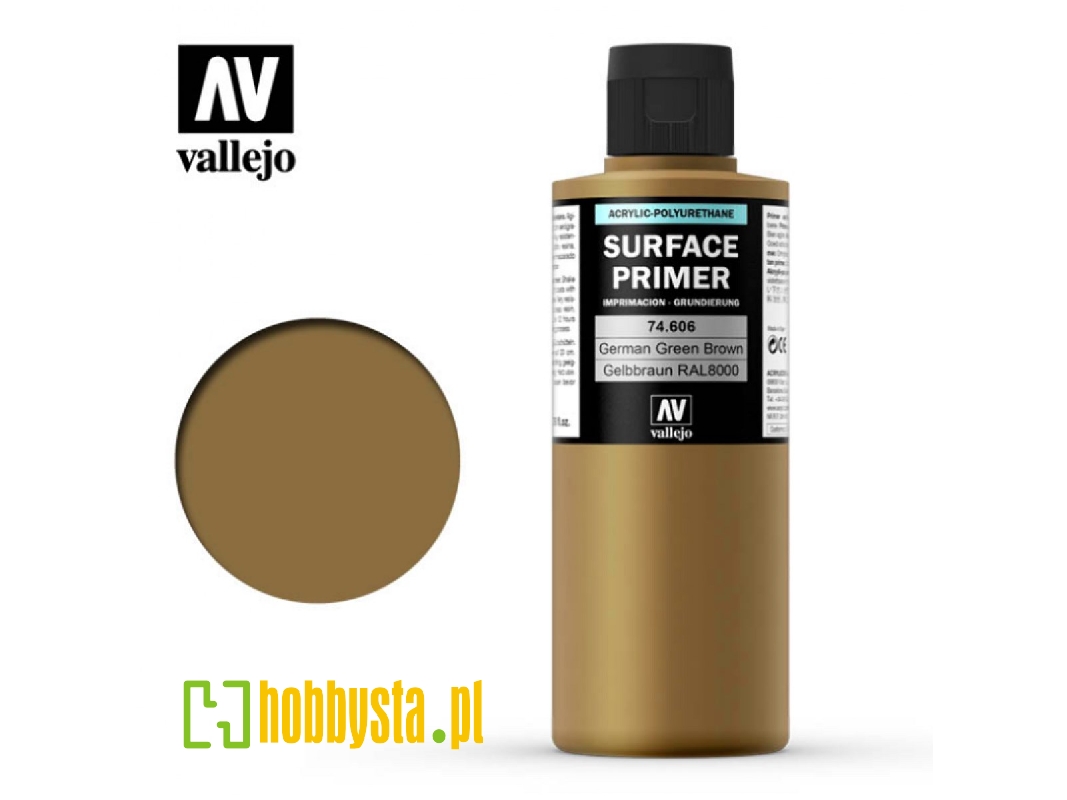 Podkład poliuretanowy - German Green Brown / Grunbraun RAL 8000 - zdjęcie 1 Podkład poliuretanowy - German Green Brown / Grunbraun RAL 8000 - zdjęcie 1
