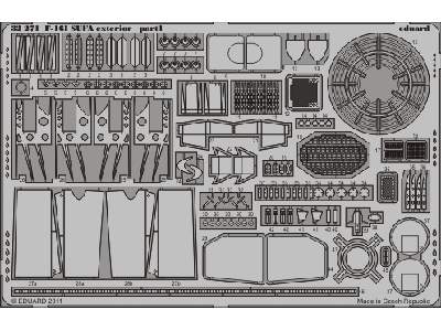  F-16I SUFA exterior 1/32 - Academy Minicraft - blaszki - zdjęcie 2