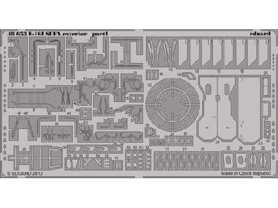  F-16I SUFA exterior 1/48 - Hasegawa - blaszki - zdjęcie 1