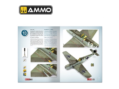 Solution Book 25 - How To Paint Early Wwii Luftwaffe Aircraft (English, Spanish, French & German) - zdjęcie 5