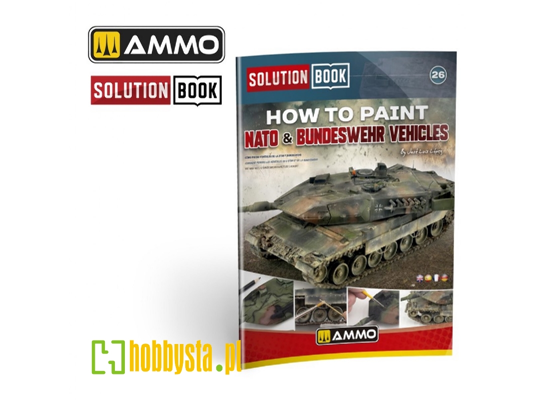 Solution Book 26 - Nato & Bundeswehr Vehicles (English, Spanish, French & German) - zdjęcie 1 Solution Book 26 - Nato & Bundeswehr Vehicles (English, Spanish, French & German) - zdjęcie 1