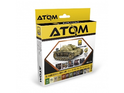 Atom-20730 Stug Iii Ausf.G Exterior & Interior Colors Set - zdjęcie 1