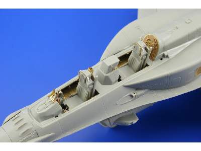  F-16I SUFA interior S. A. 1/48 - Kinetic - blaszki - zdjęcie 4