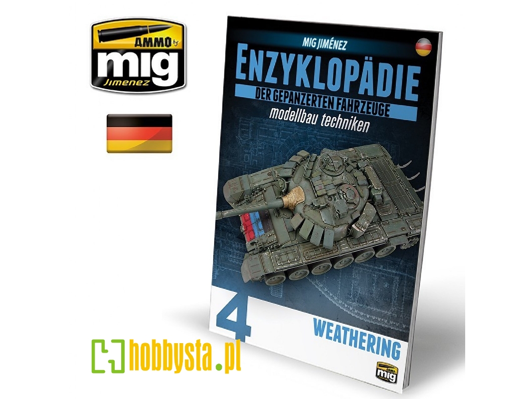 Encyclopaedia Of Armoured Vehicles Model Making Techniques - Vol. 4 Wheathering (German) - zdjęcie 1 Encyclopaedia Of Armoured Vehicles Model Making Techniques - Vol. 4 Wheathering (German) - zdjęcie 1
