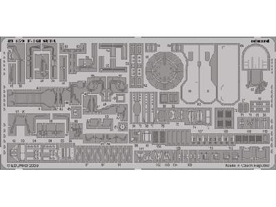  F-16I SUFA S. A. 1/48 - Kinetic - blaszki - zdjęcie 1