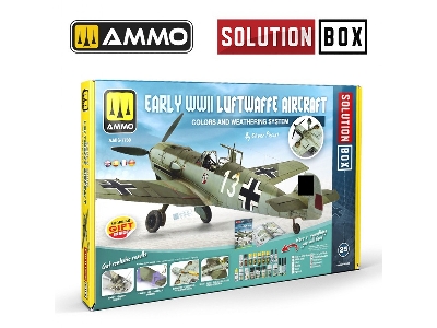 Solution Box 25 - Early Wwii Luftwaffe Aircraft - Colors And Weathering System - zdjęcie 1