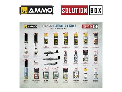 Solution Box 25 - Early Wwii Luftwaffe Aircraft - Colors And Weathering System - zdjęcie 3