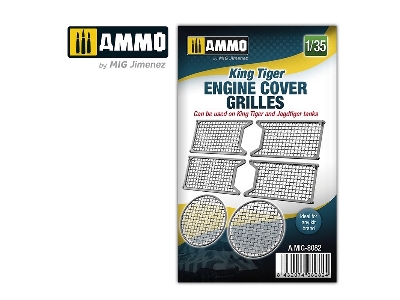 King Tiger Engine Cover Grilles - zdjęcie 1