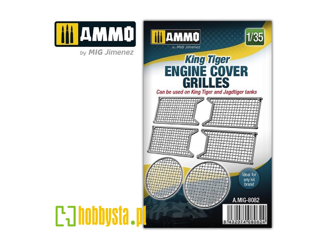 King Tiger Engine Cover Grilles - zdjęcie 1