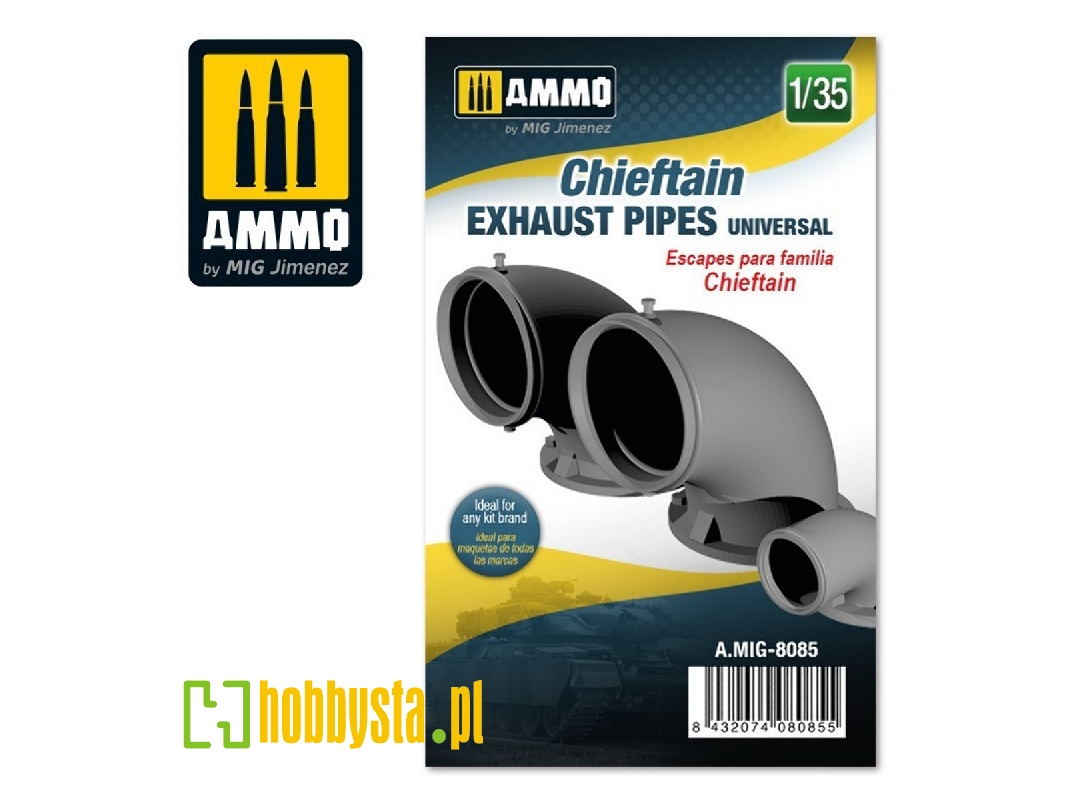 Chieftain Exhaust Pipes Universal - zdjęcie 1