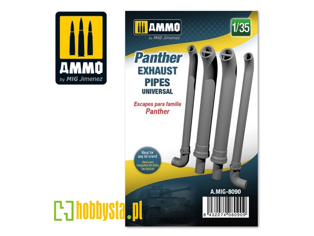 Panther Exhausts Pipes Universal - zdjęcie 1
