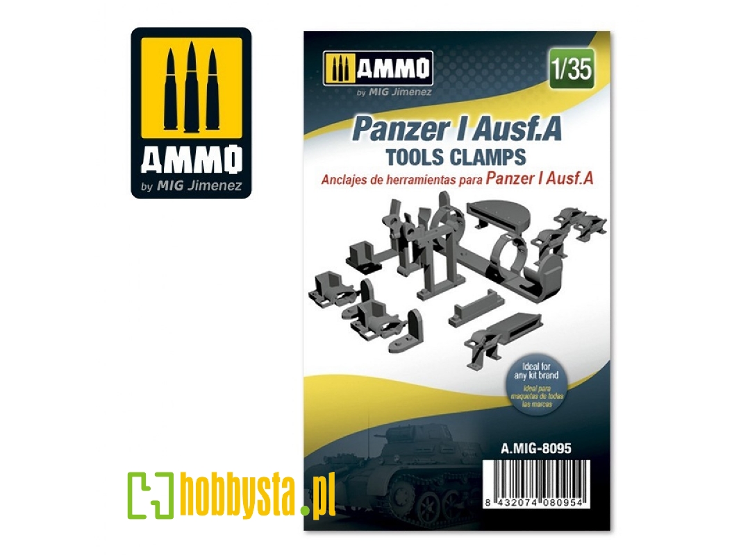 Panzer I Ausf.A Tools Clamps - zdjęcie 1