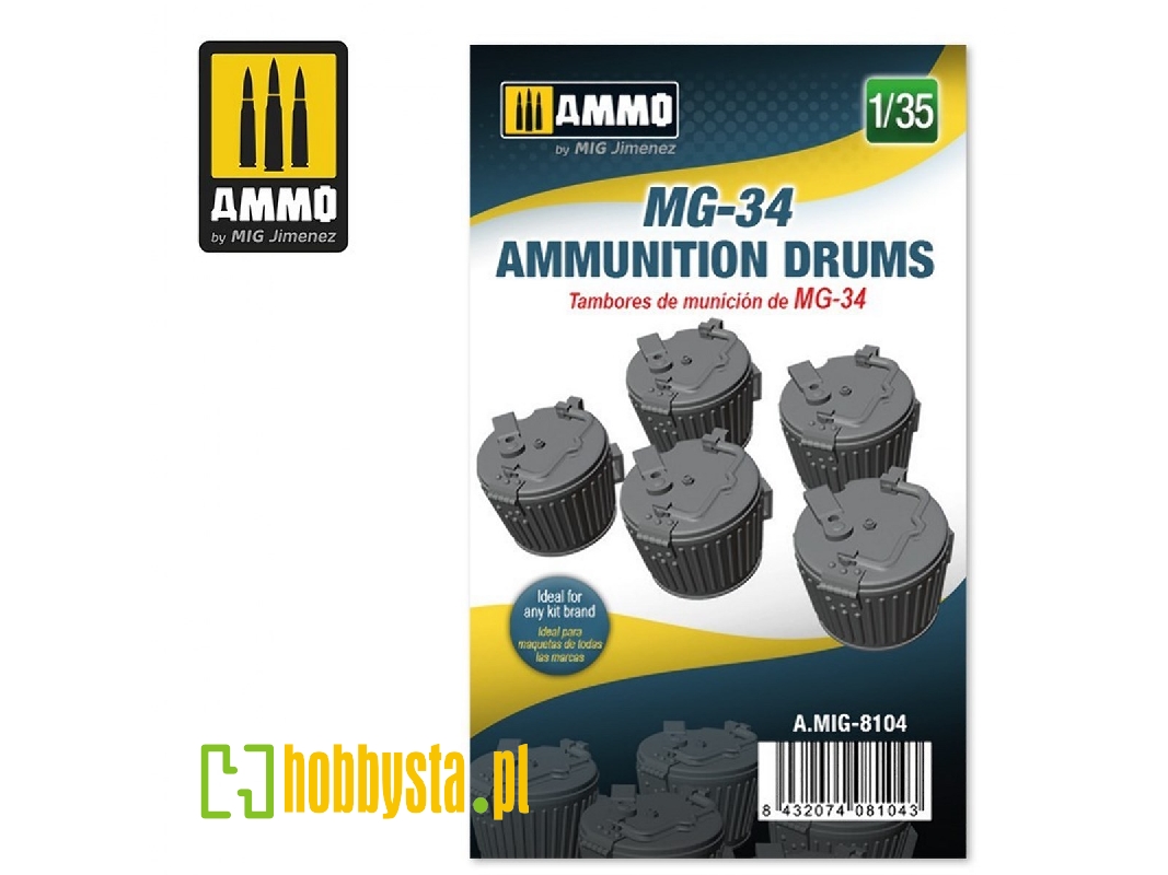 Mg-34 Ammunition Drums - zdjęcie 1 Mg-34 Ammunition Drums - zdjęcie 1