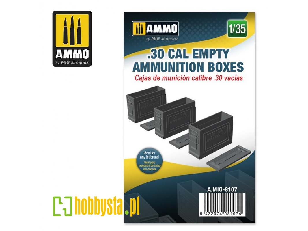 .30 Cal Empty Ammunition Boxes - zdjęcie 1 .30 Cal Empty Ammunition Boxes - zdjęcie 1