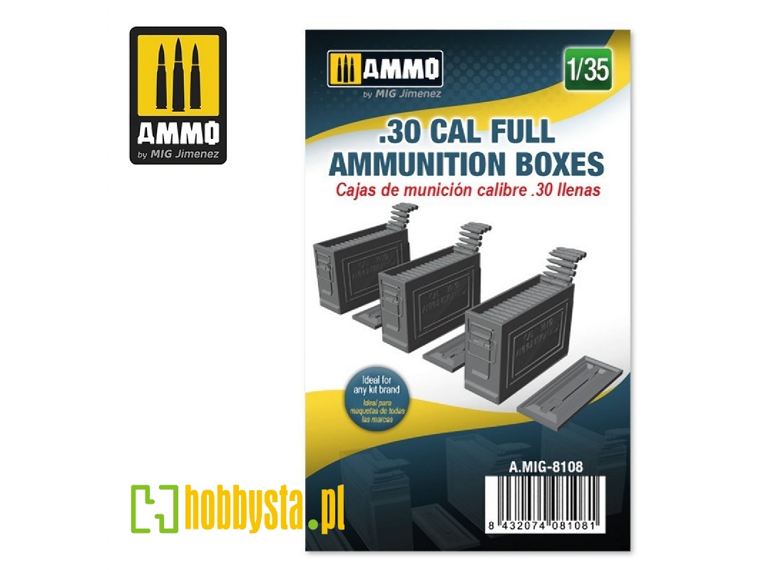 .30 Cal Full Ammunition Boxes - zdjęcie 1
