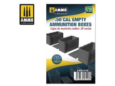 .50 Cal Empty Ammunition Boxes - zdjęcie 1