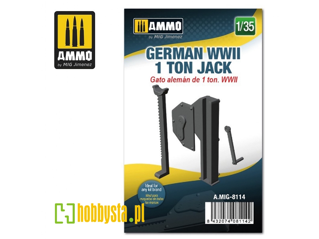 German Wwii 1 Ton Jack - zdjęcie 1 German Wwii 1 Ton Jack - zdjęcie 1
