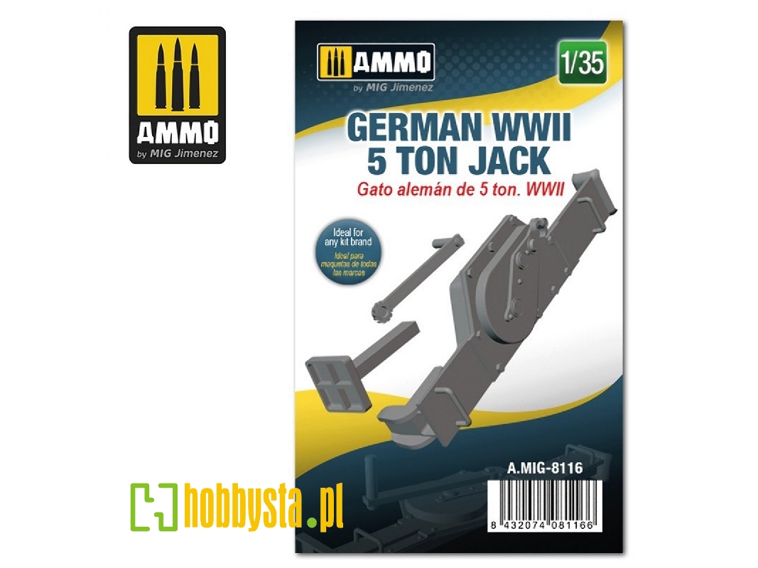 German Wwii 5 Ton Jack - zdjęcie 1 German Wwii 5 Ton Jack - zdjęcie 1