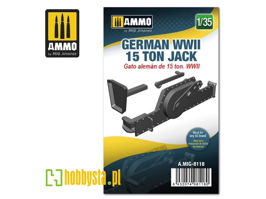 German Wwii 15 Ton Jack - zdjęcie 1 German Wwii 15 Ton Jack - zdjęcie 1